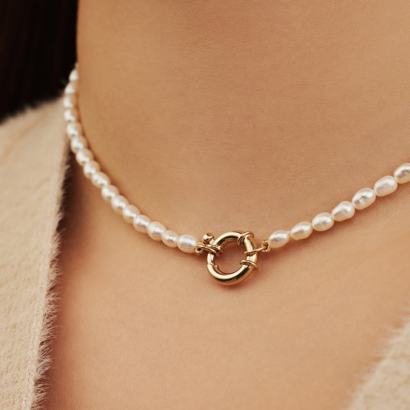 Isabel Bernard Aidee Marissa 14 karaat gouden collier IB340086-zoom-