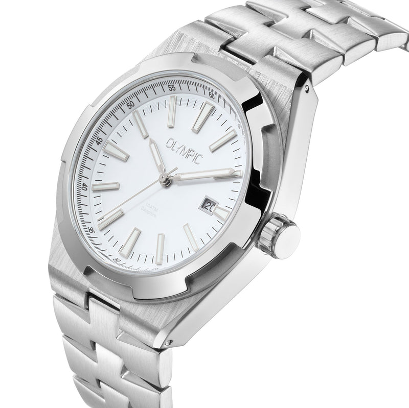 Olympic Legacy Zilver en Wit Herenhorloge OL75HSS004-zoom-