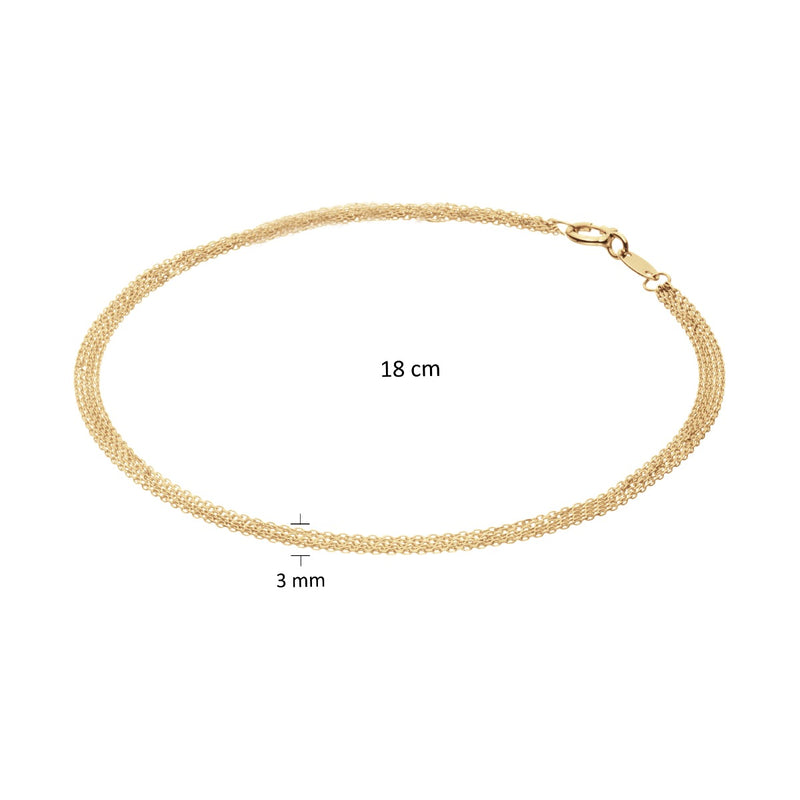 Jackie Gold 14K Golden Bracelet JKB24.412-zoom-