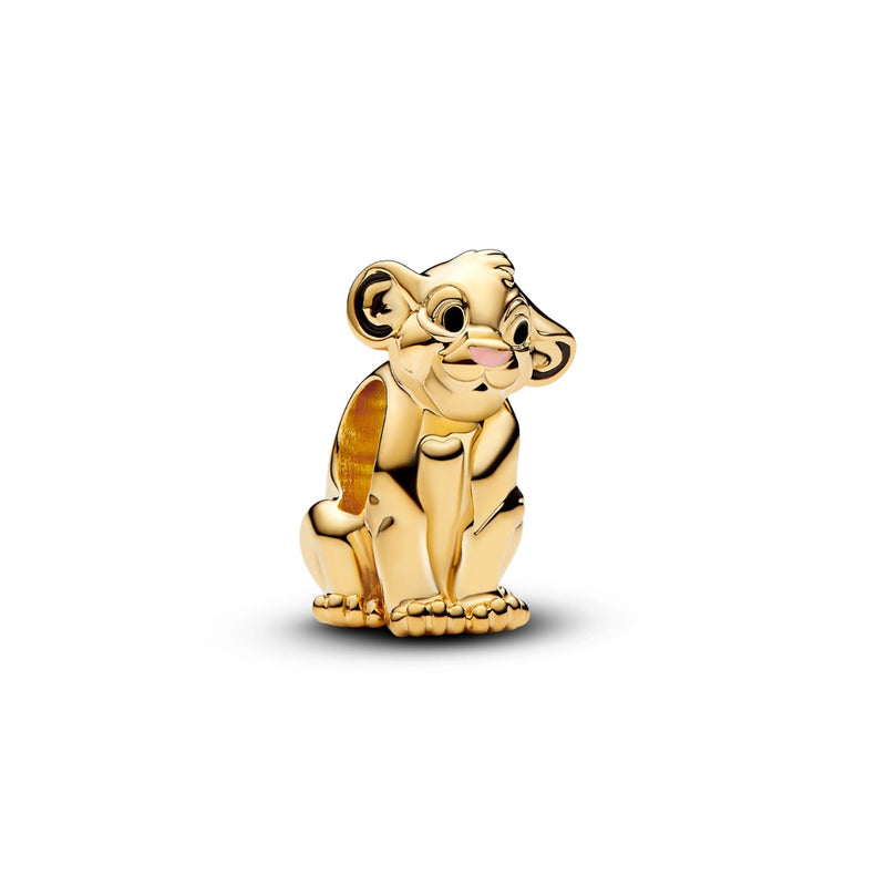 Pandora Disney's Simba 14 Karat Gold Plated Charm 763376C01-zoom-