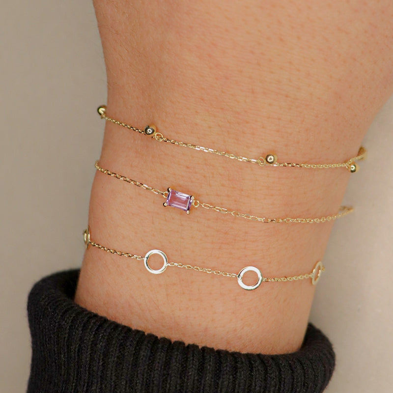 Jackie Gold 14K Golden Bracelet JKB20.057-zoom-