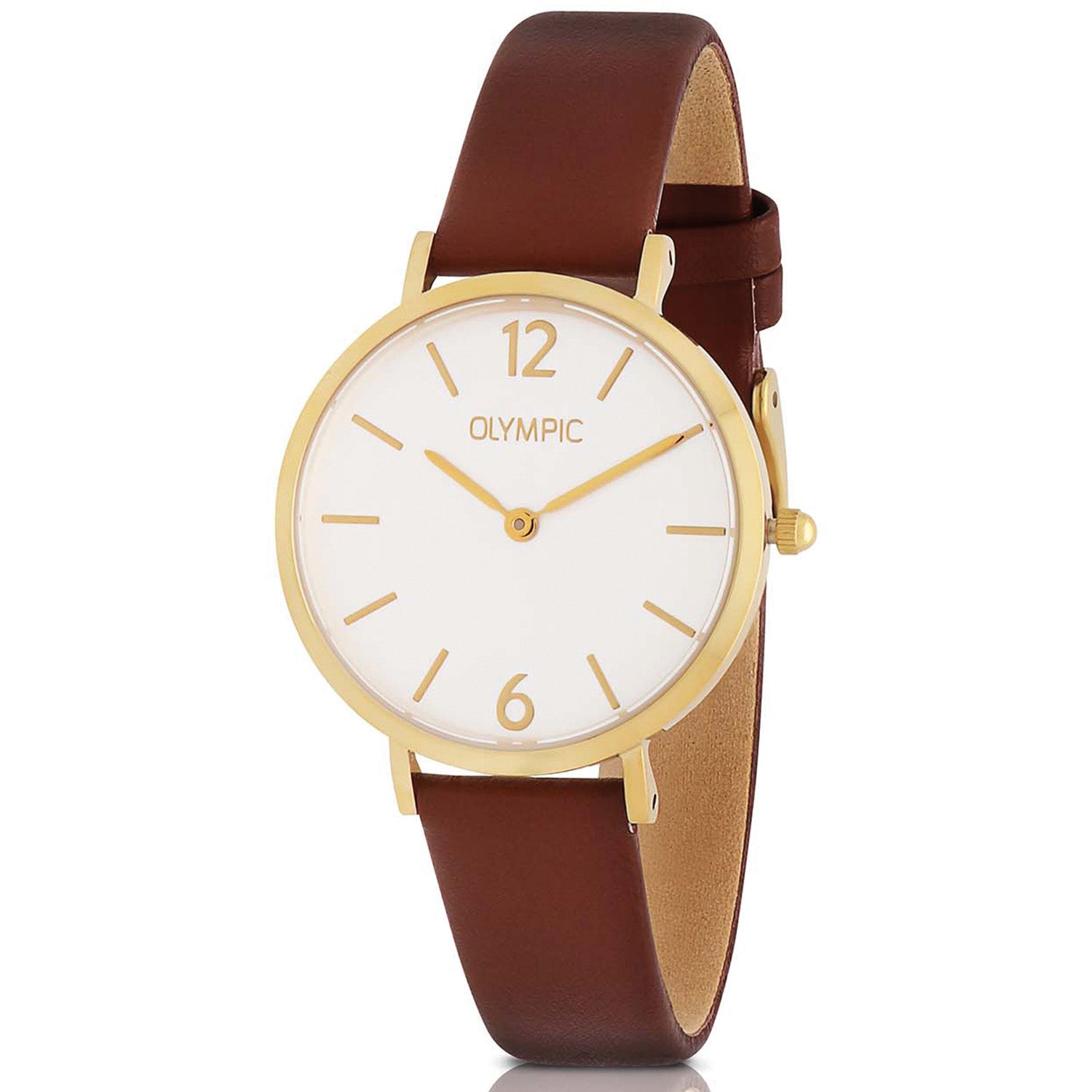Olympic Sanne Wit Dames Horloge 2002-OL66DDL005