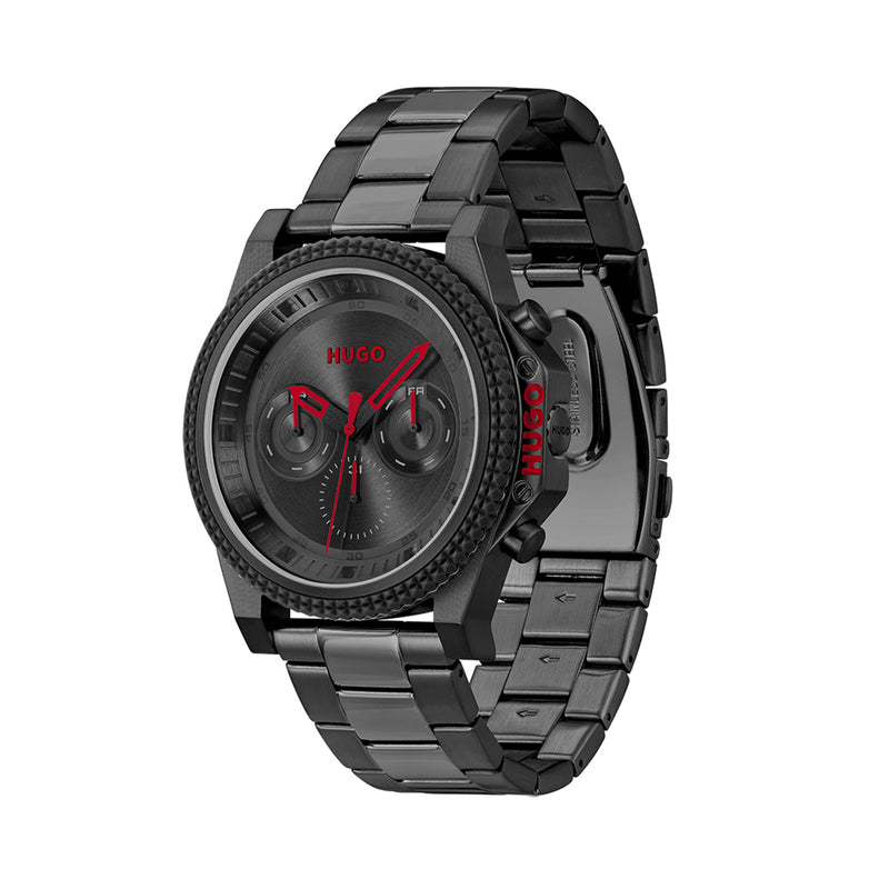 Hugo Boss HUGO #BRAVE Zwart Heren Horloge 2002-HU1530348-zoom-