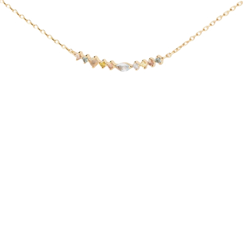 P D Paola Color 925 Sterling Silver Necklace with Gold Plating CO01-951-U-zoom-