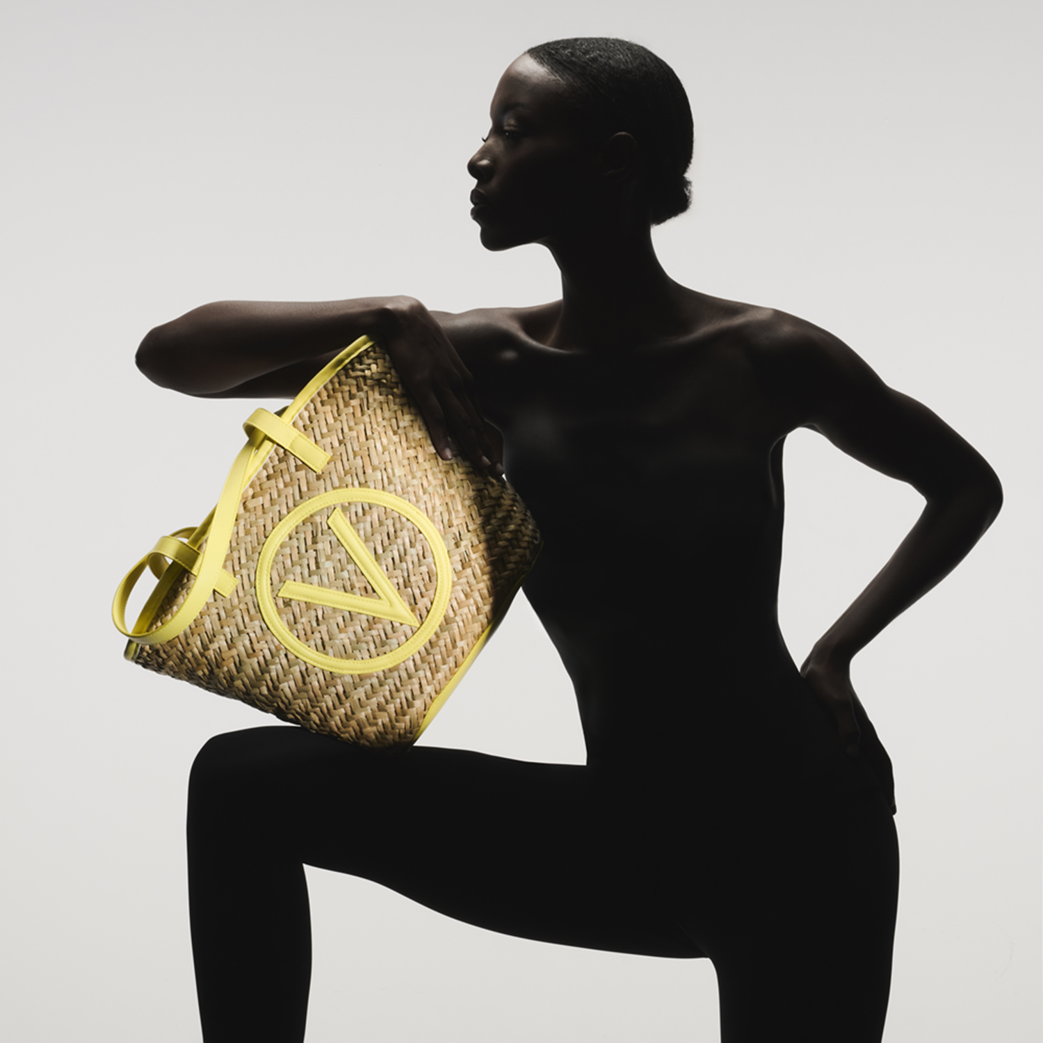 Valentino Bags Samuela Beige & Yellow Shopper VBG90O01NATUR/GIALLO