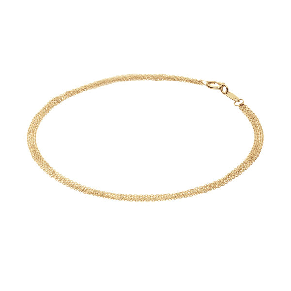 Waterfall armband - 14 karaat goud