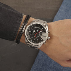 Diesel Mega Chief Silver Watch DZ4308