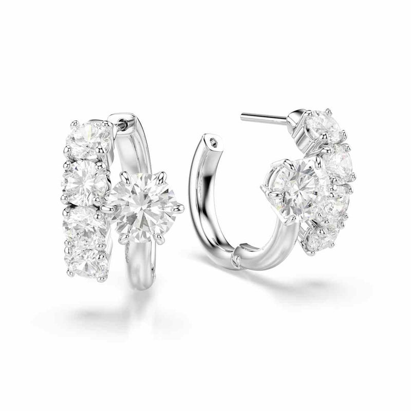 Swarovski Matrix Crash Zilveren Oorbellen 5753572-zoom-
