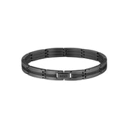 Hugo Boss Roestvrij Staal Zwarte Heren Schakelarmband HBJ1580804