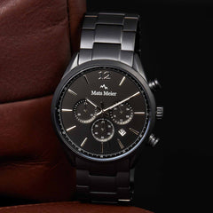 Mats Meier Grand Cornier Chrono Mat Black Watch MM00109