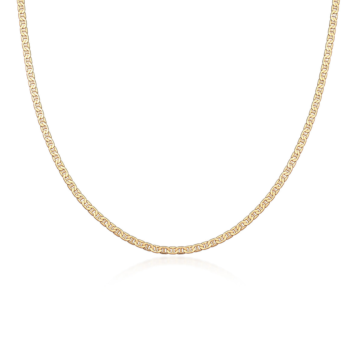 Elli 925 Sterling Silver Link Chain Necklace 2004-BF-0007945-001