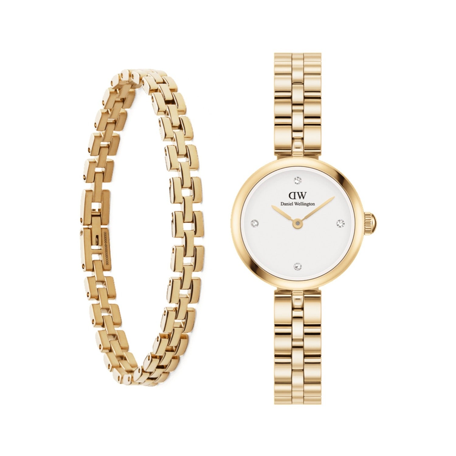 DW COMBO Elan Gold-coloured Women's Giftset DW00590022