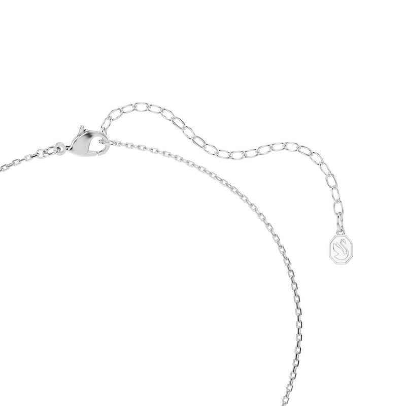 Swarovski Chroma Zilveren Ketting met Roze Accenten 5757789-zoom-