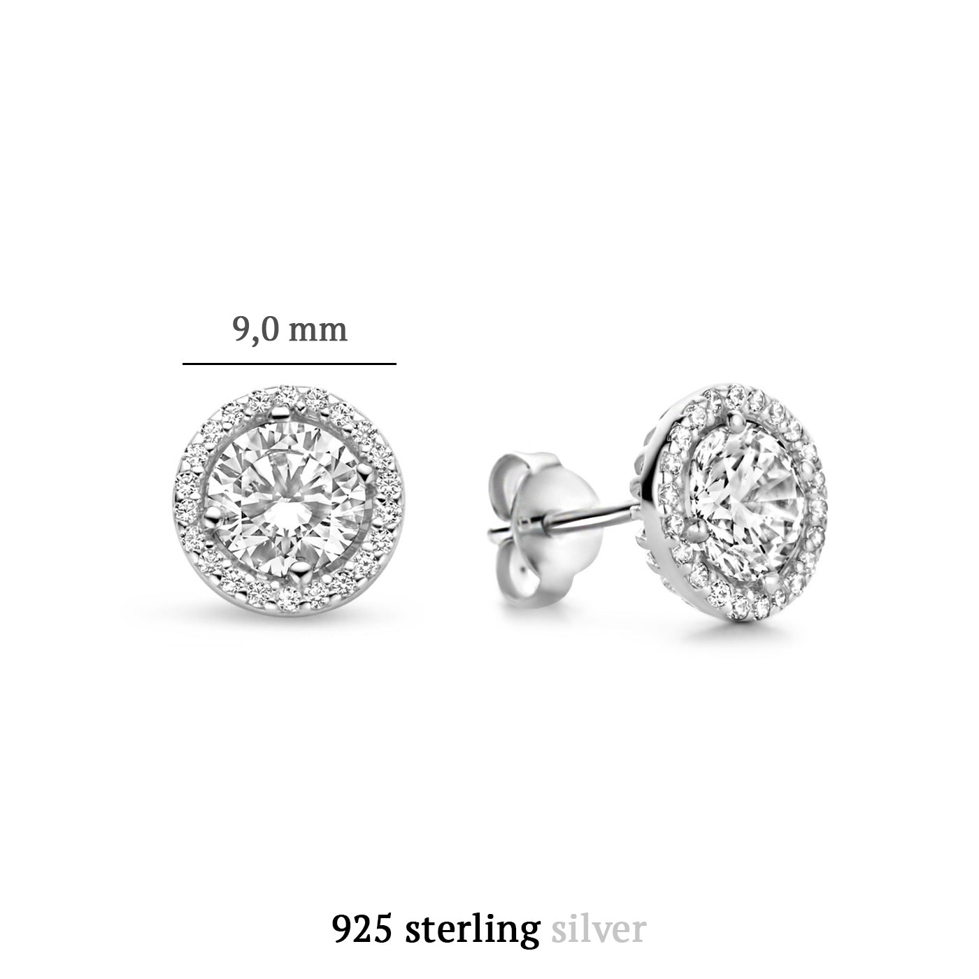 Parte Di Me Ponte Vecchio Dalia 925 sterling Silver Ear Studs PDM36005