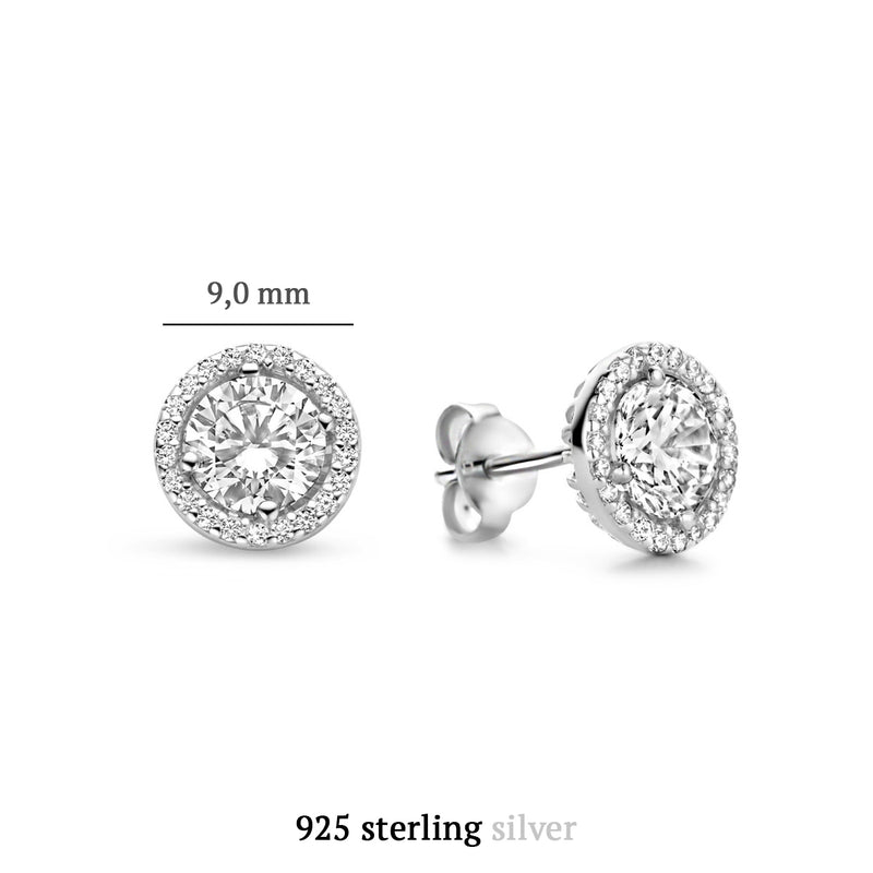 Parte Di Me Ponte Vecchio Dalia 925 sterling zilveren oorknoppen PDM36005-zoom-