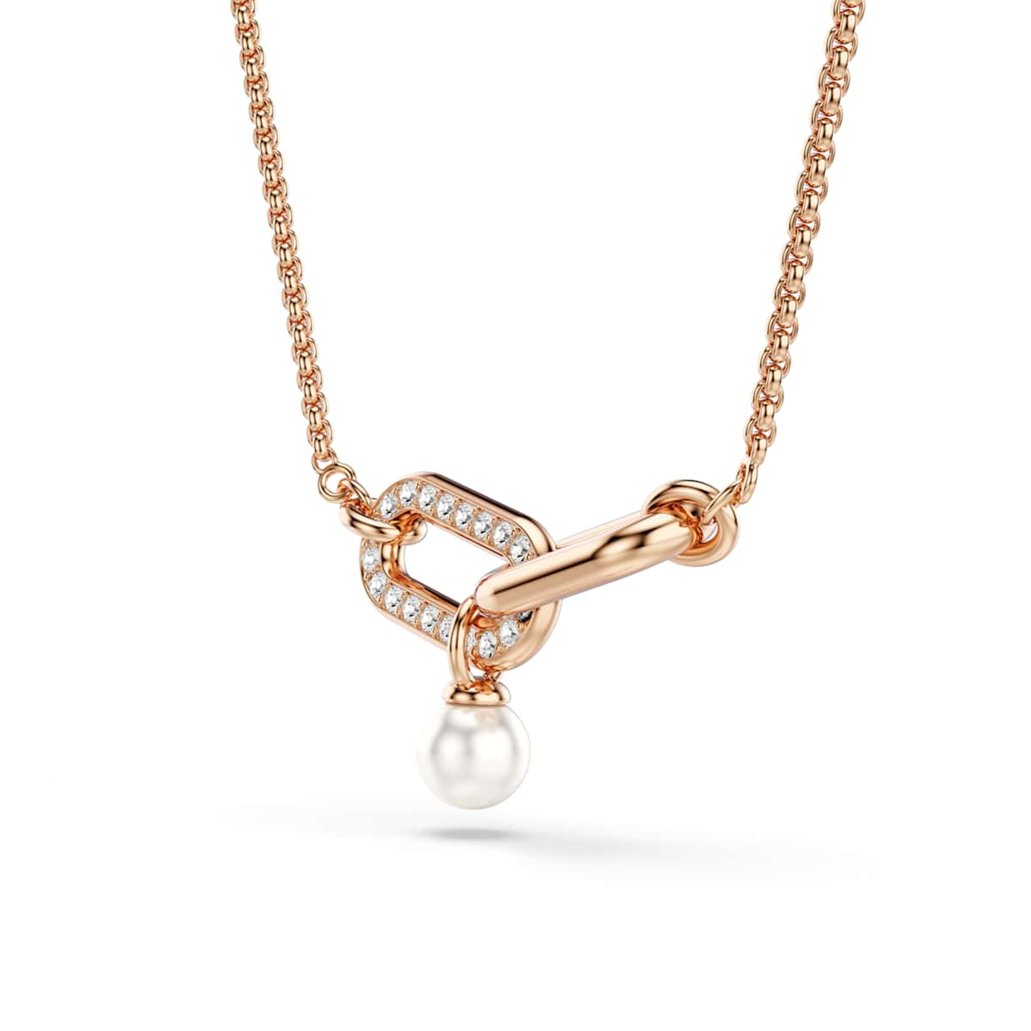 Swarovski Constella Rose Gold Coloured Necklace 5728589