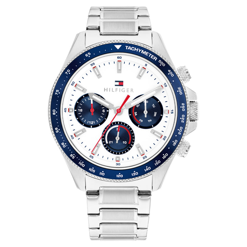 Tommy Hilfiger Clark Wit Heren Horloge 2002-TH1792238-zoom-