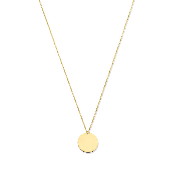 Le Marais Jeanne 14 karaat gouden ketting met muntje