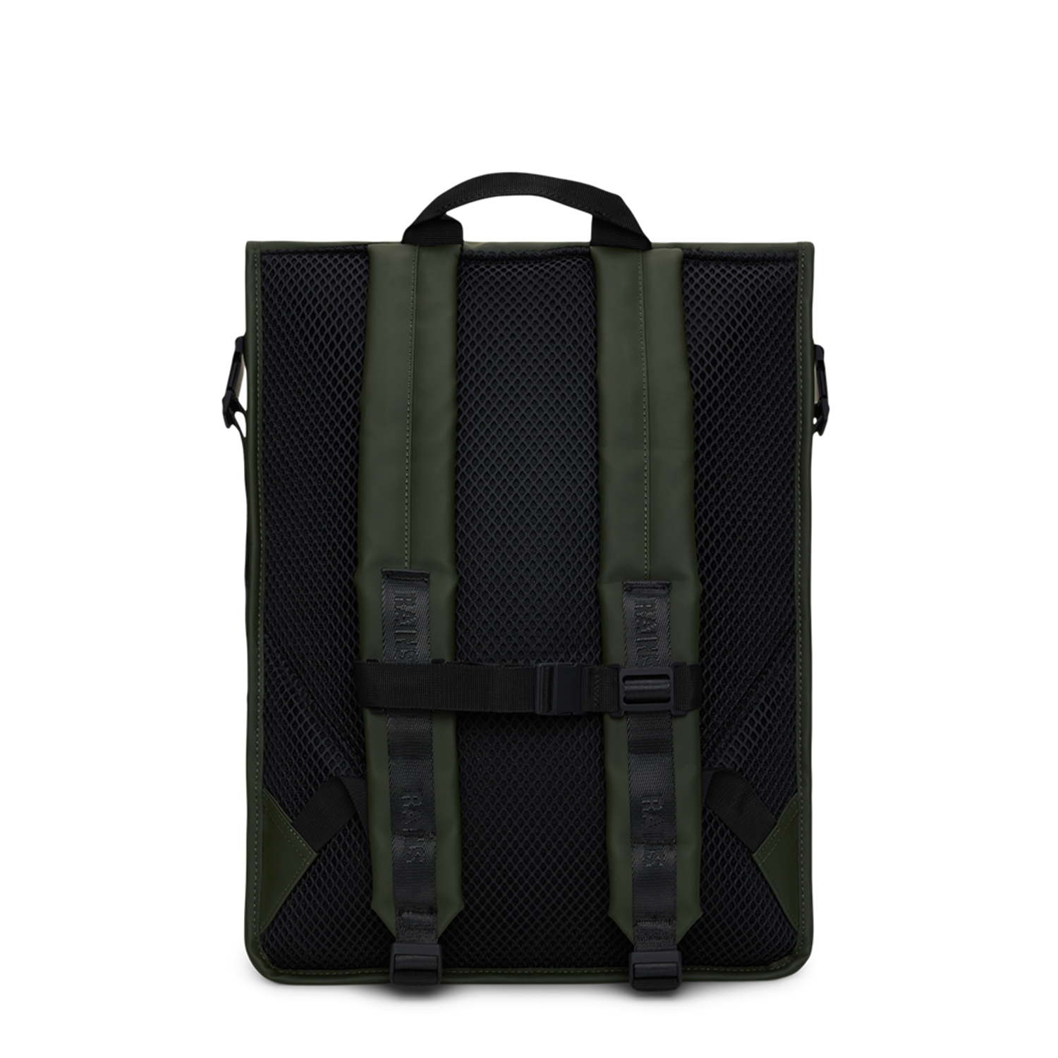 Rains Trail Green Rolltop Backpack R14320-03