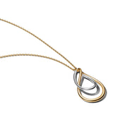Pandora Essence Verguld Tweekleurige Double Pendant Ketting 364668C00-50