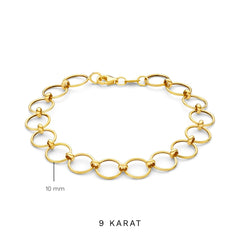 Beloro Jewels Della Spiga Alda 9 Karat Gold Bracelet BO320039