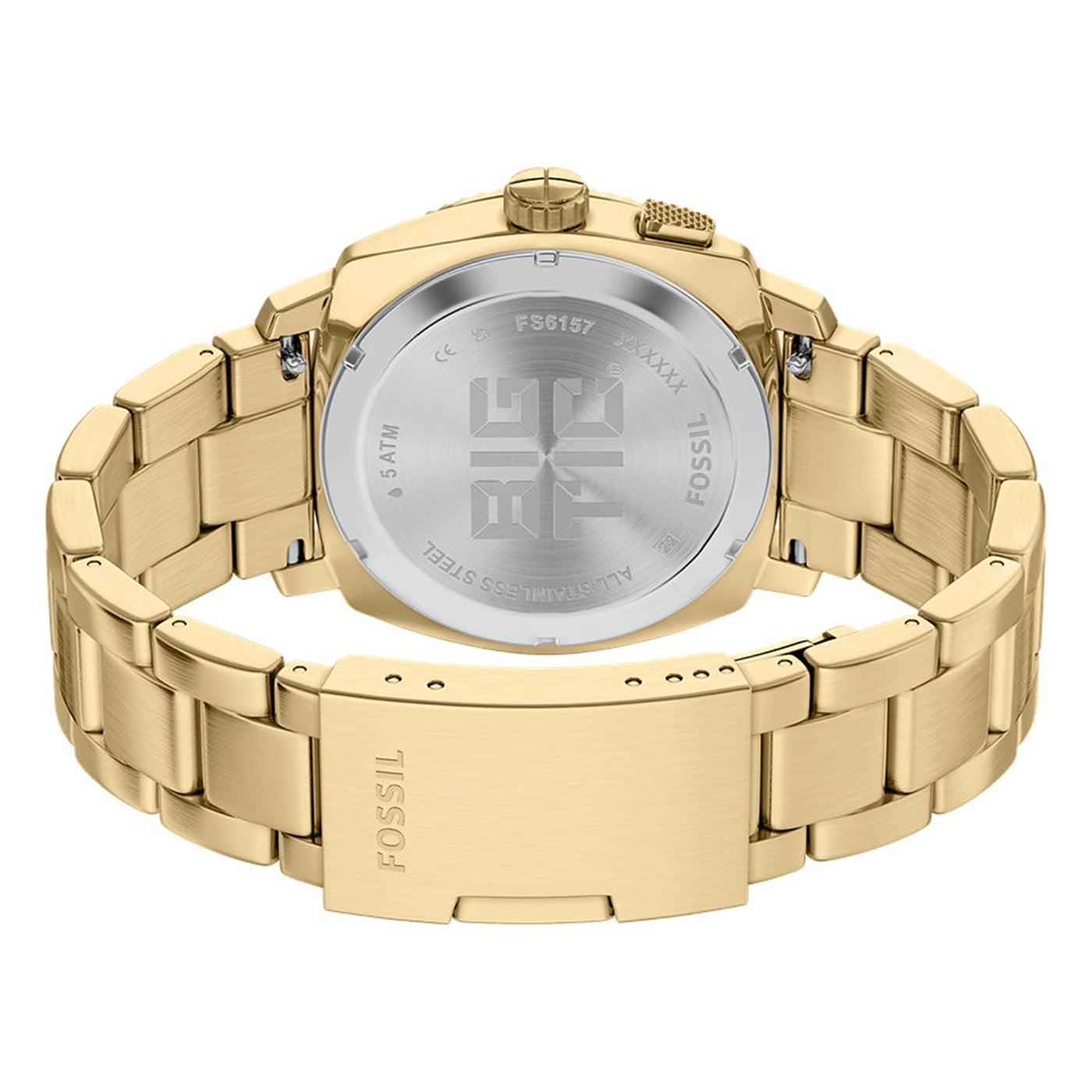 Fossil Machine Round Black Dial Watch FS6157