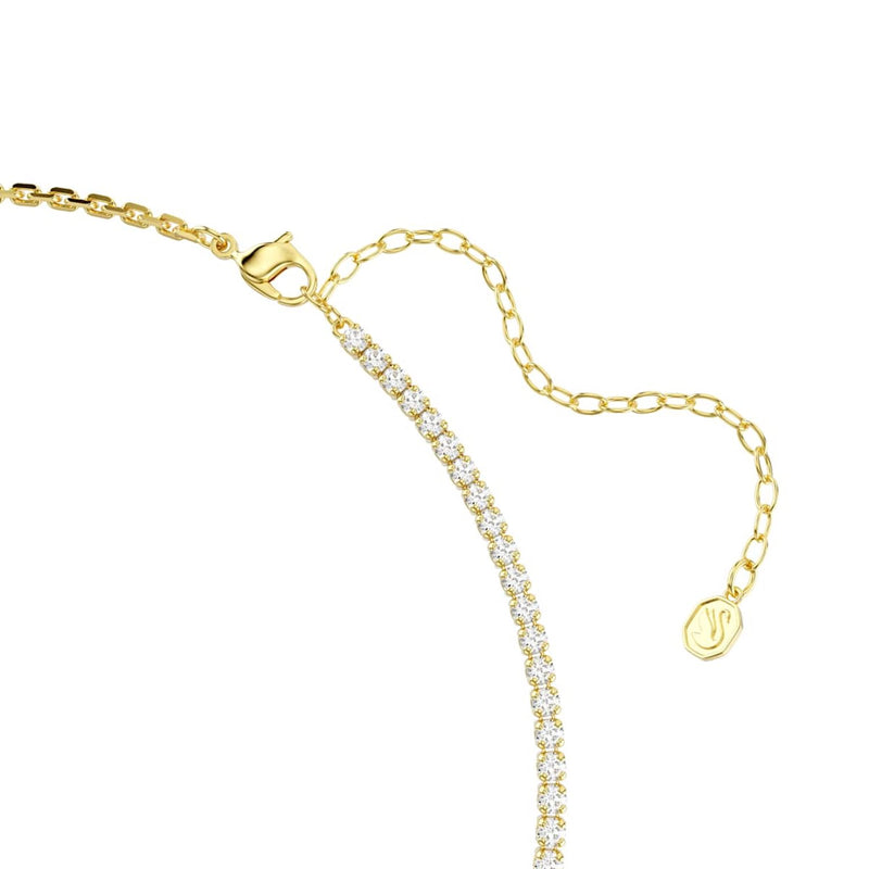 Swarovski Matrix Tennis Goudkleurige Ketting 5747717-zoom-
