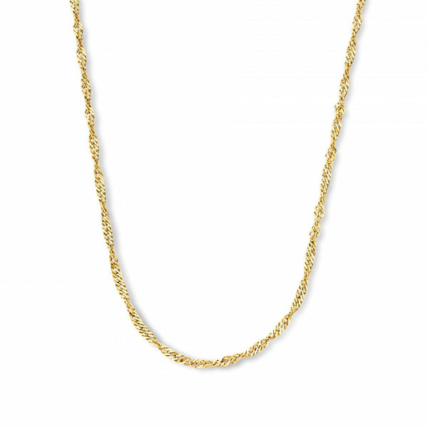 Rivoli Lilou 14 karaat gouden ketting met twist
