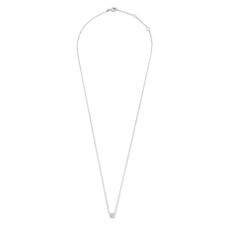 Isabel Bernard Saint Germain Garance 14 Karaat Witgouden Ketting IB340140 (Lengte: 42.00 cm)-zoom-