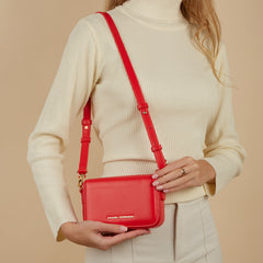 Chiara Ferragni Red Crossbody Bag 75SB4BK2-ZS959-514