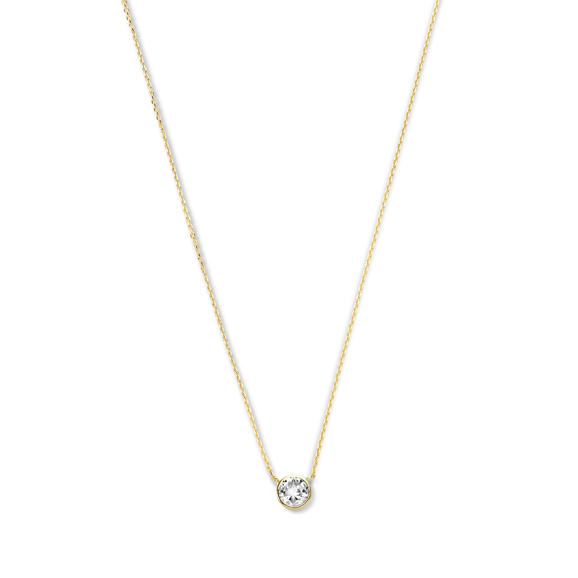 Violet Hamden Venus 925 Sterling Silver Gold-coloured Necklace with Birthstone VH340010-JUN