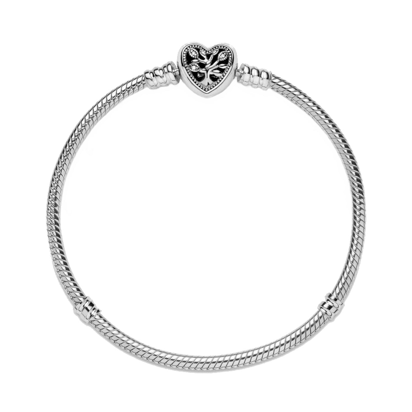 Pandora Moments 925 Sterling Silver Snake Chain Bracelet 598827C01-18 (Length: 18.00 cm)