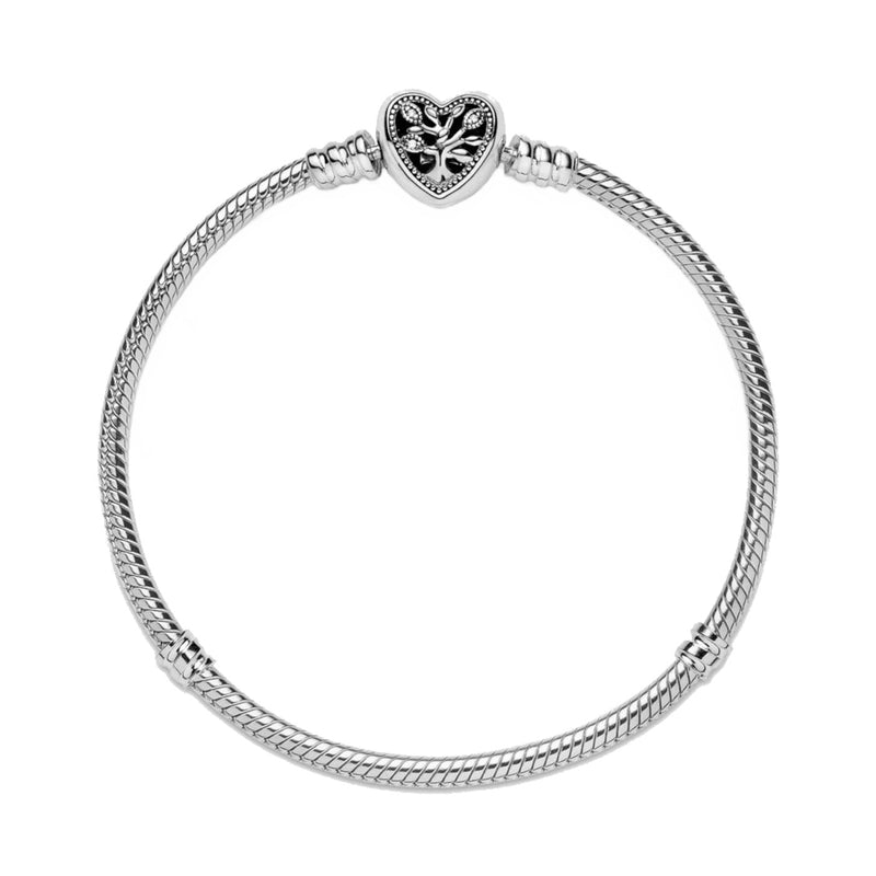 Pandora Moments 925 Sterling Silver Snake Chain Bracelet 598827C01-18 (Length: 18.00 cm)-zoom-