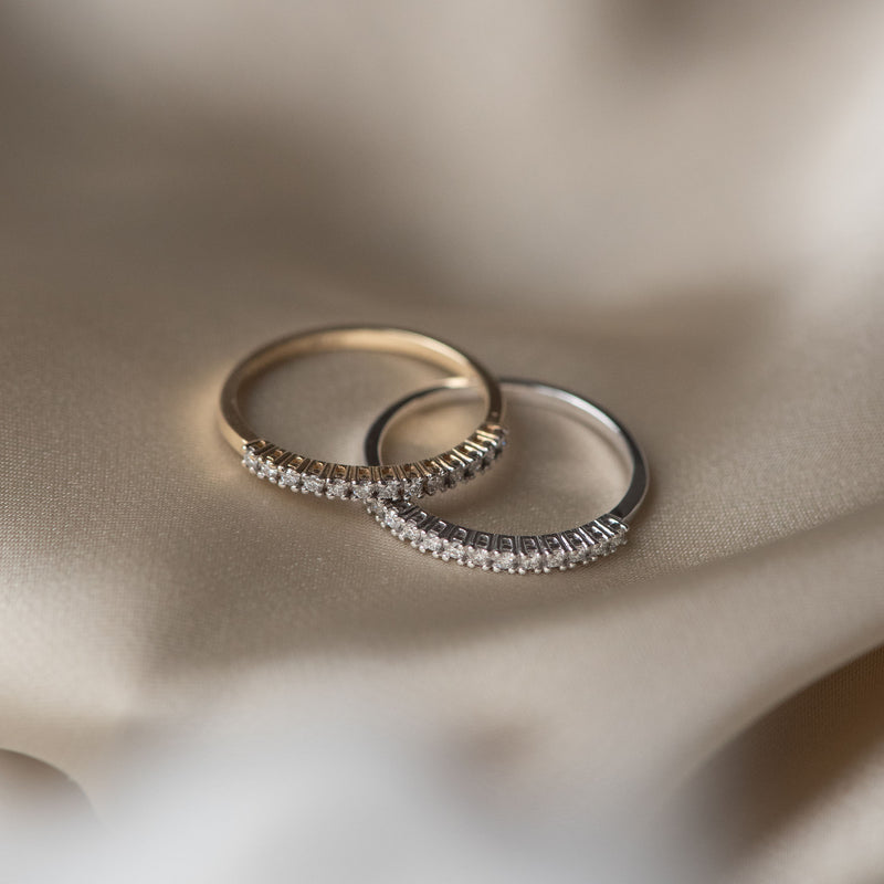 Isabel Bernard De la Paix Madeline 14 Karaat Witgouden Ring | Diamant 0.14 ct | IBD330021-50-zoom-