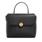 Furla Moonlight Black Leather Satchel 2001-A0629246