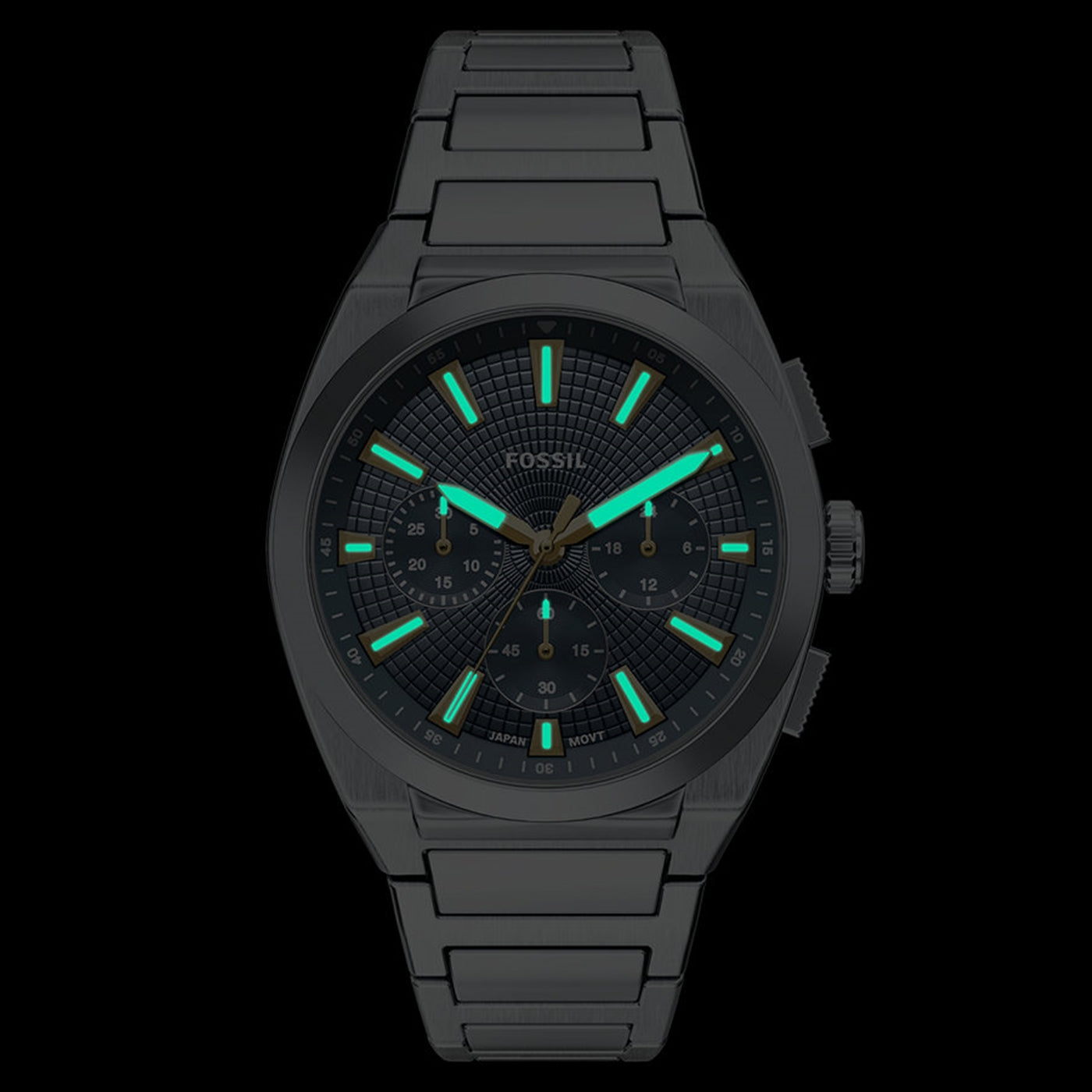 Fossil Everett Round Blue Dial Watch FS6154