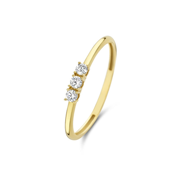Beloro Jewels Monte Napoleone Stella 9 karaat ring BO330003