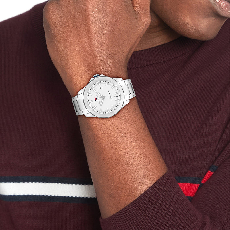 Tommy Hilfiger Lars Automatic Silver Men's Watch TH1710695-zoom-