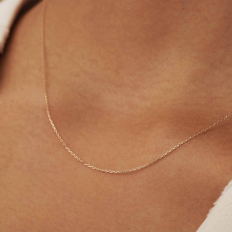 Isabel Bernard La Concorde Nicole 14 Karaat Rosé Gouden Collier IB340120-zoom-