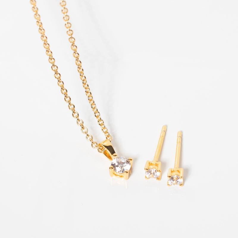 Sif Jakobs Princess Piccolo Silver Set Gold Plated SJ-P4MRDE3MRD-YG-CZ-zoom-