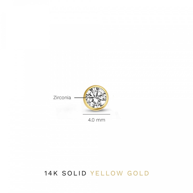 Isabel Bernard Cadeau d´Isabel 14 Karaat Gouden Oorbellen Set IB90121-zoom-