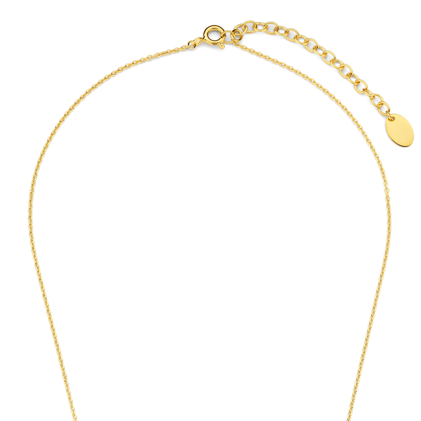 Violet Hamden Luna 925 Sterling Silver Gold Plated Necklace VH340034