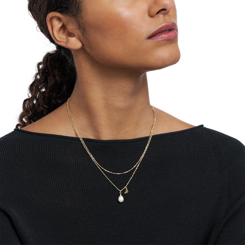 Emporio Armani Copper Gold Coloured Necklace EGS3273710-zoom-