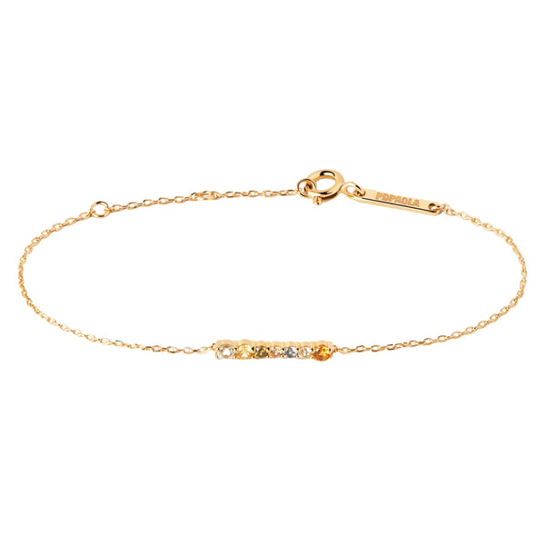 P D Paola Color 925 Sterling Silver Bracelet with Gold Plating PU01-788-U