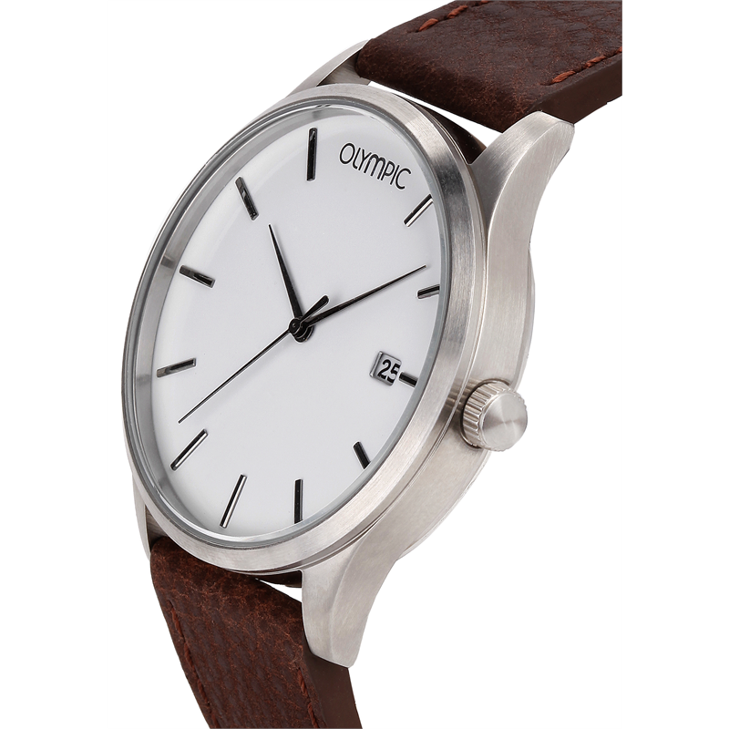 Olympic Memphis White Men's Watch 2002-OL89HSL043