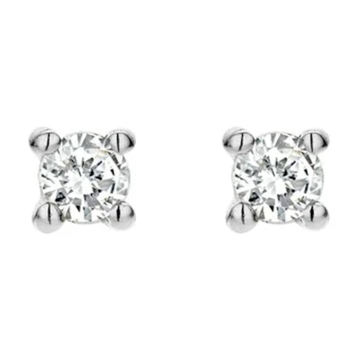Blush Diamonds 14 karat white gold Ear Stud 7601WDI