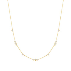 Ania Haie Miss Dainty Gold Coloured Zirconia Necklace AH-N065-04G