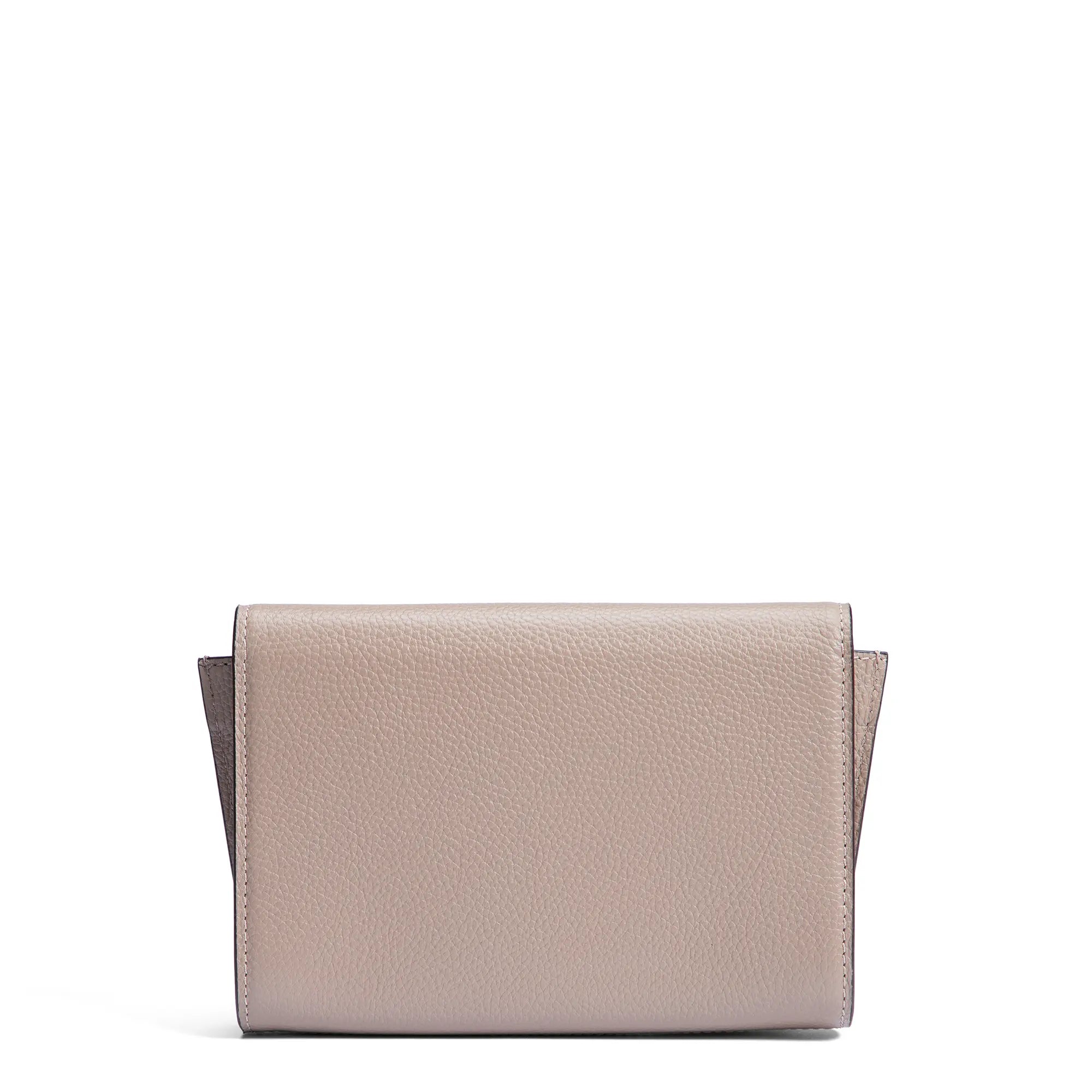 Isabel Bernard Honoré Lina Taupe Clutch With Detachable Shoulder Chain IB21135-078