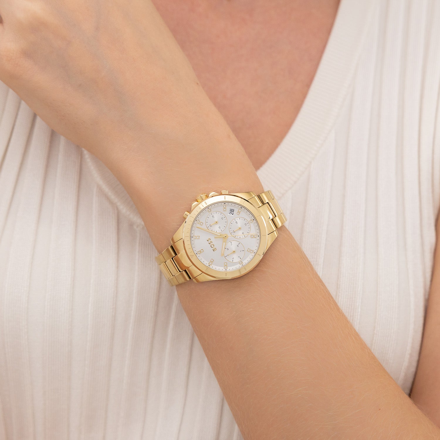 Hugo Boss Alley Gold Women's Watch HB1502829