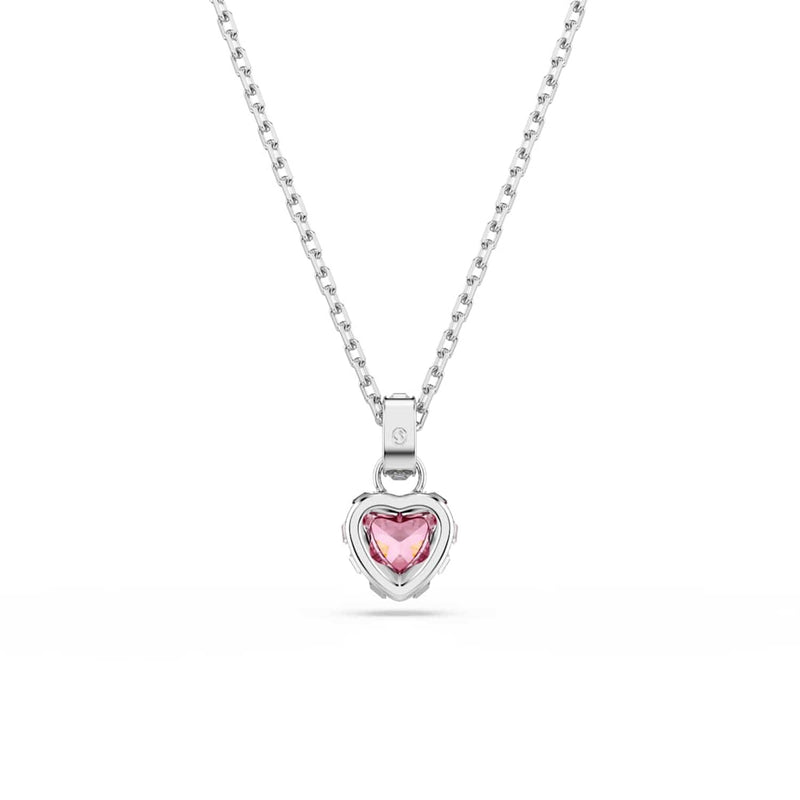 Swarovski Chroma Zilveren Ketting met Roze Accenten 5757789-zoom-